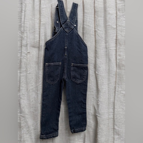 Lil Girl’s Denim Jumper Overalls Blue Size 2T - Picture 5 of 7
